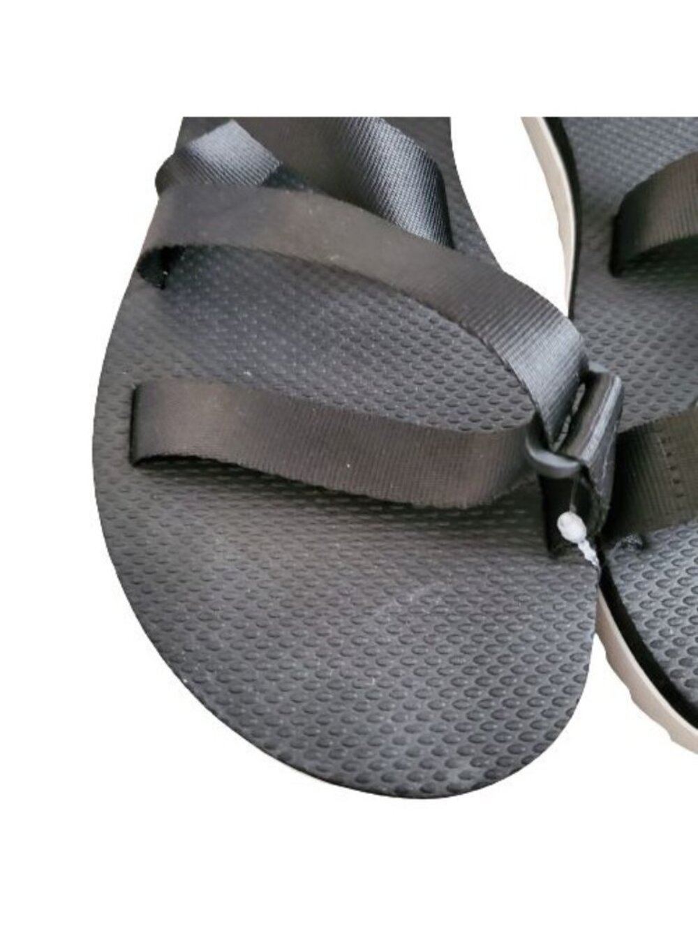AMERICAN EAGLE OUTFITTERS Unisex Black Back Ankle Strap Sandals Size 9 NWOT - Picture 4 of 11